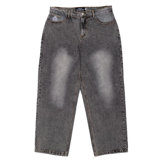 BIG STEPPA JEANS, BLACK/GRAY