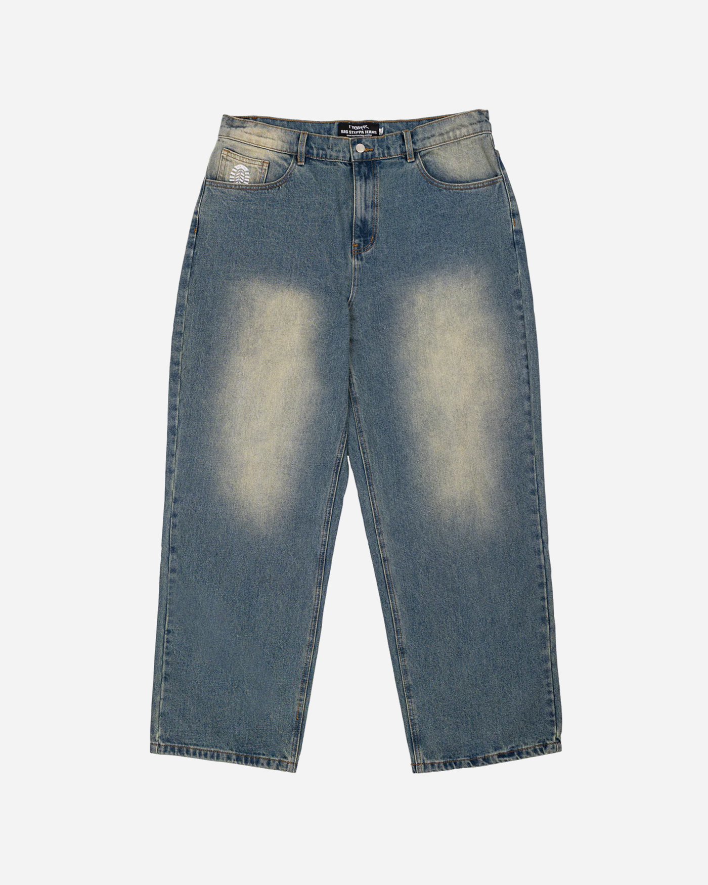 BIG STEPPA JEANS, BLUE/SAND