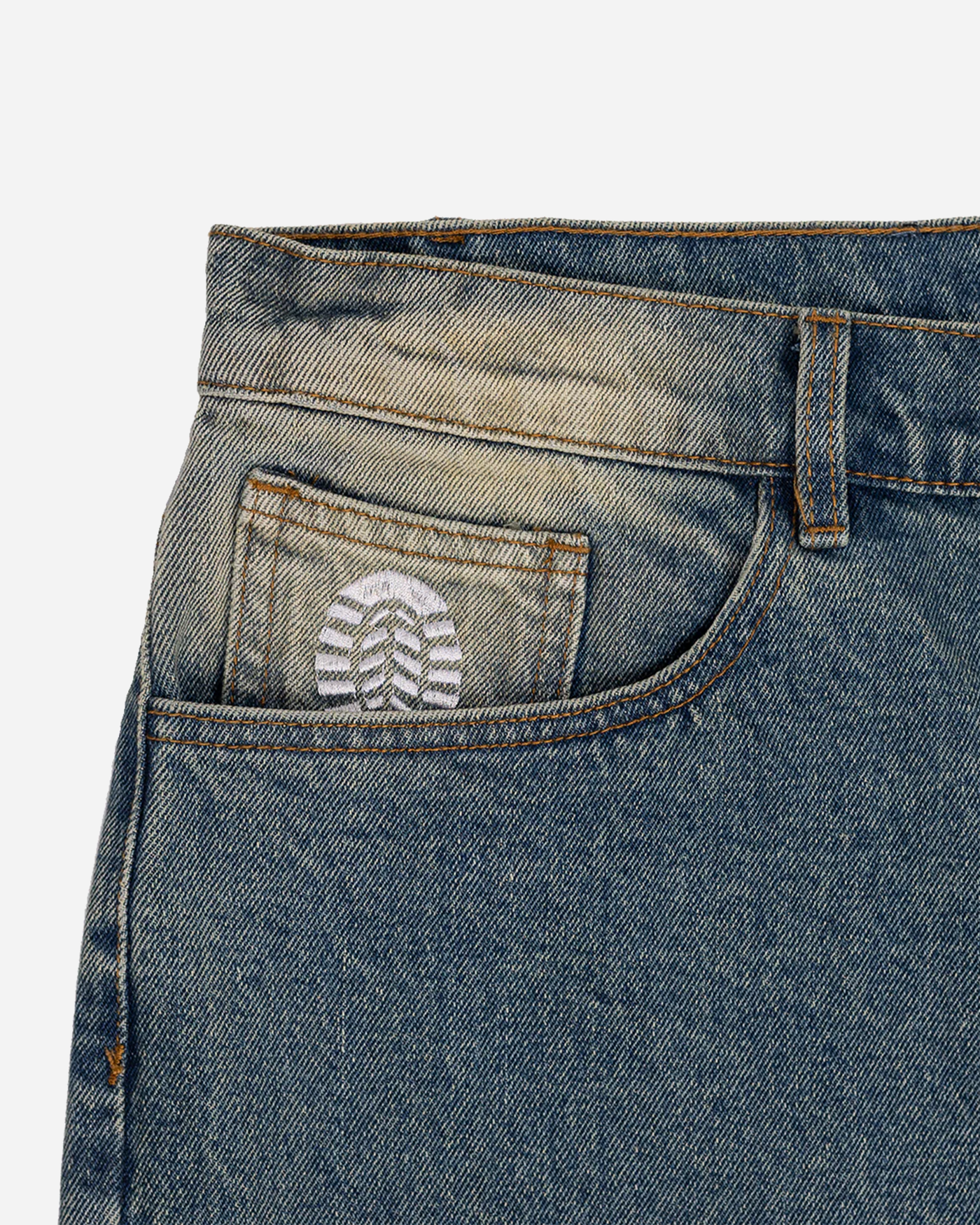 BIG STEPPA JEANS, BLUE/SAND
