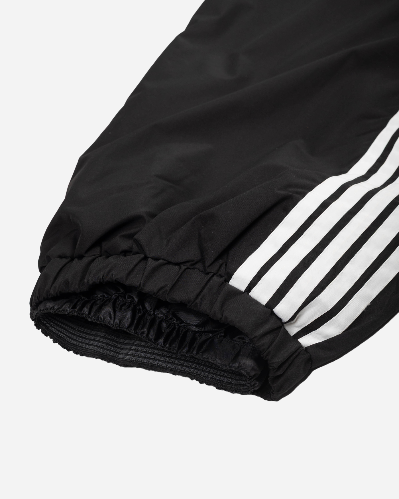 Black stripe baggy snowpants snow gaiter