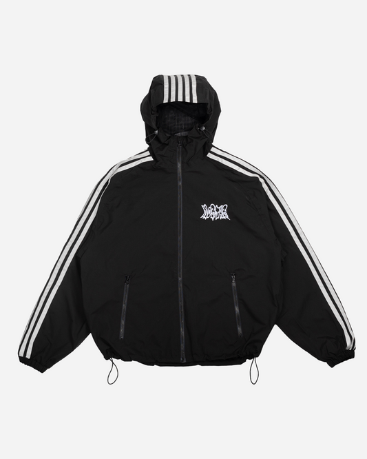 STRIPE SNOW JACKET BLACK