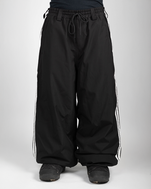 STRIPE SNOWPANTS BLACK