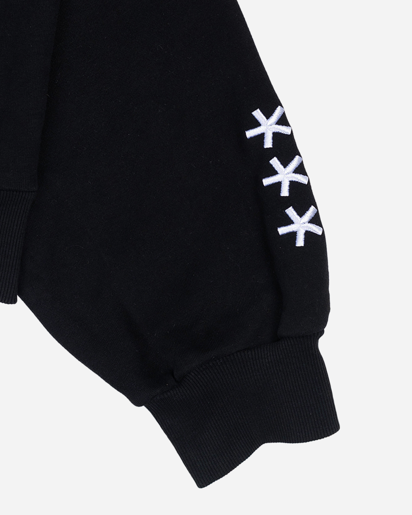 BLACK ZIPPER HOODIE