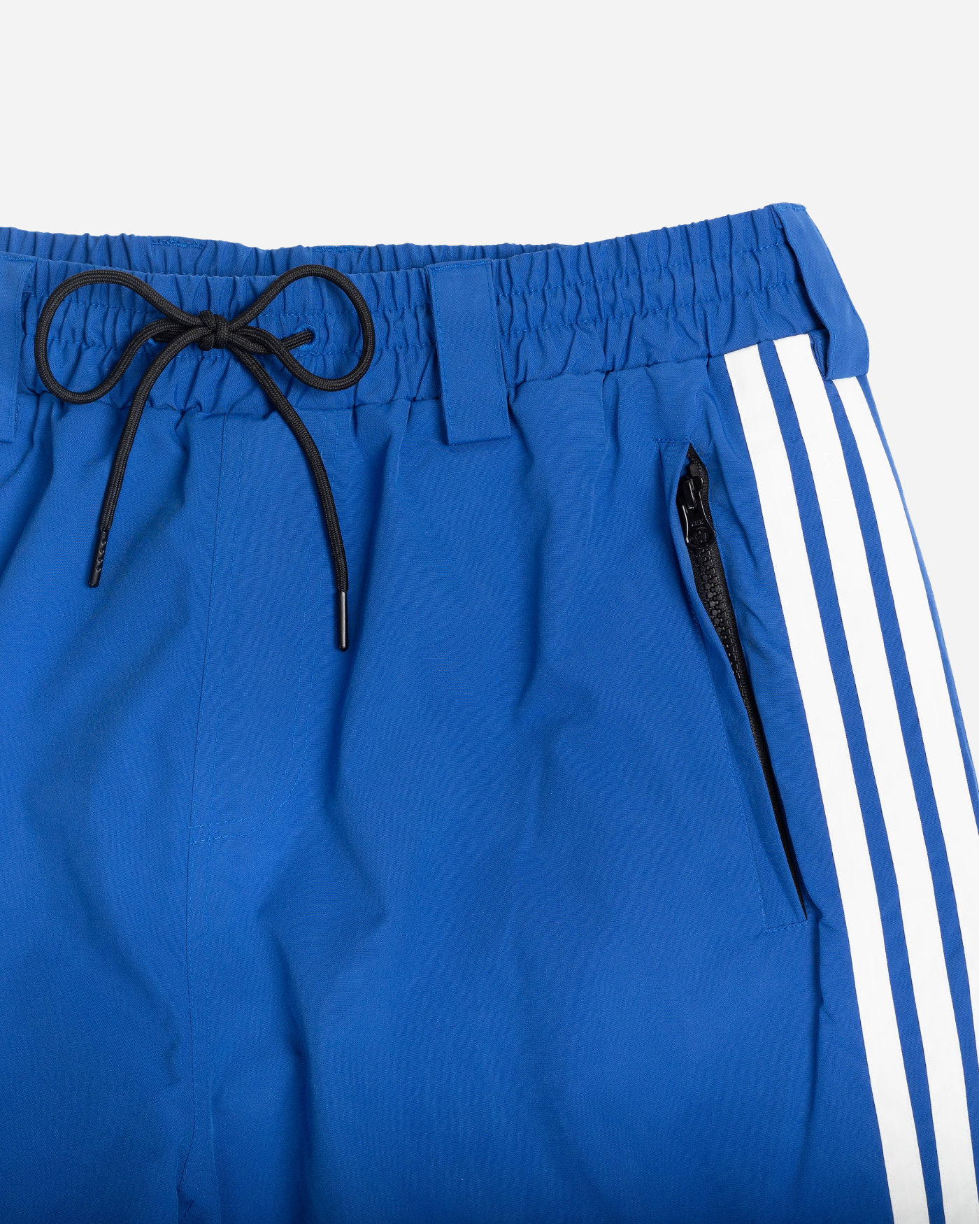 Blue stripe baggy snowpants pocket