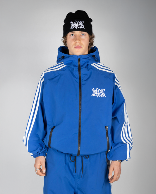 STRIPE SNOW JACKET BLUE