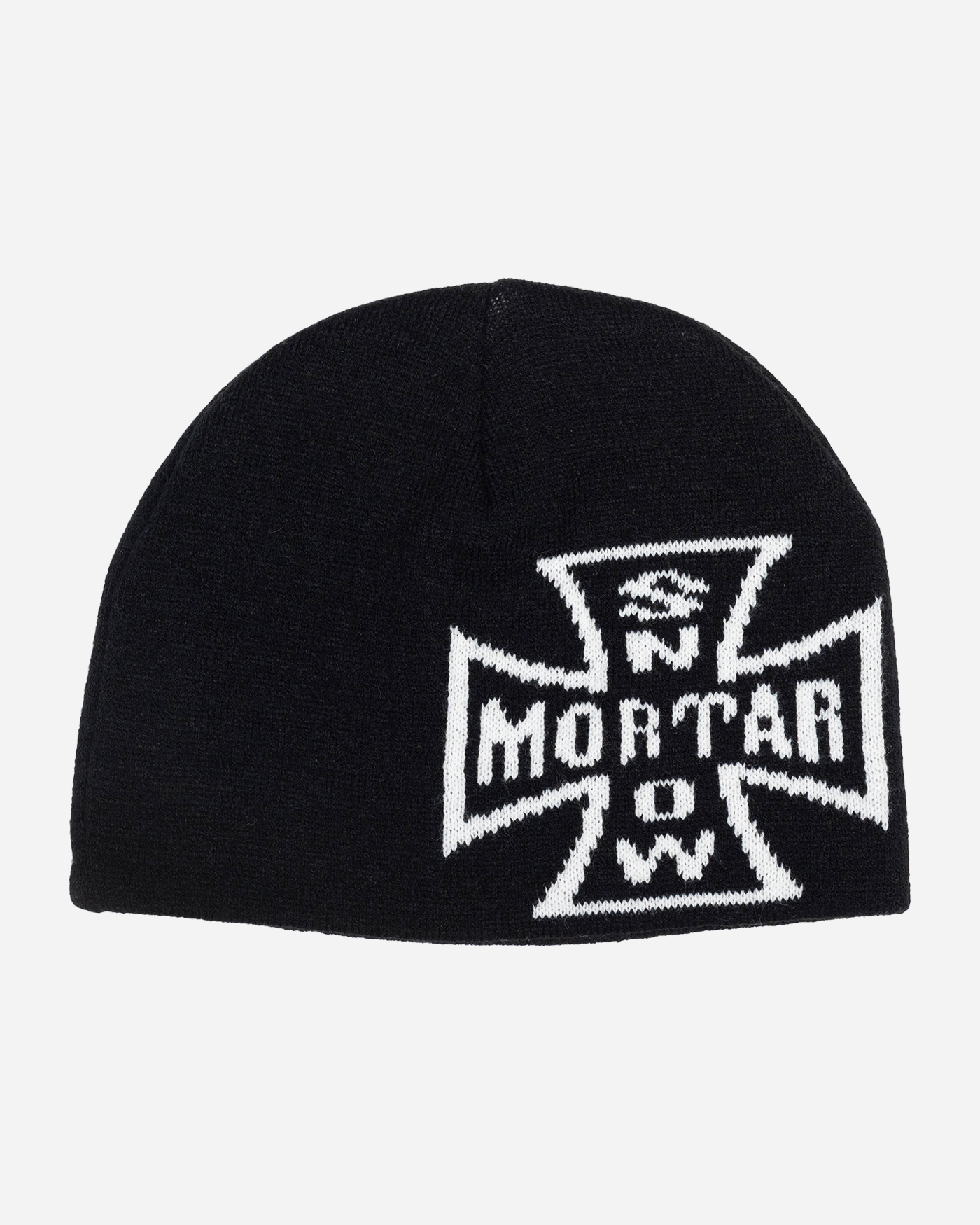 CROSS BEANIE BLACK