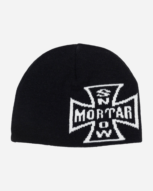CROSS BEANIE BLACK