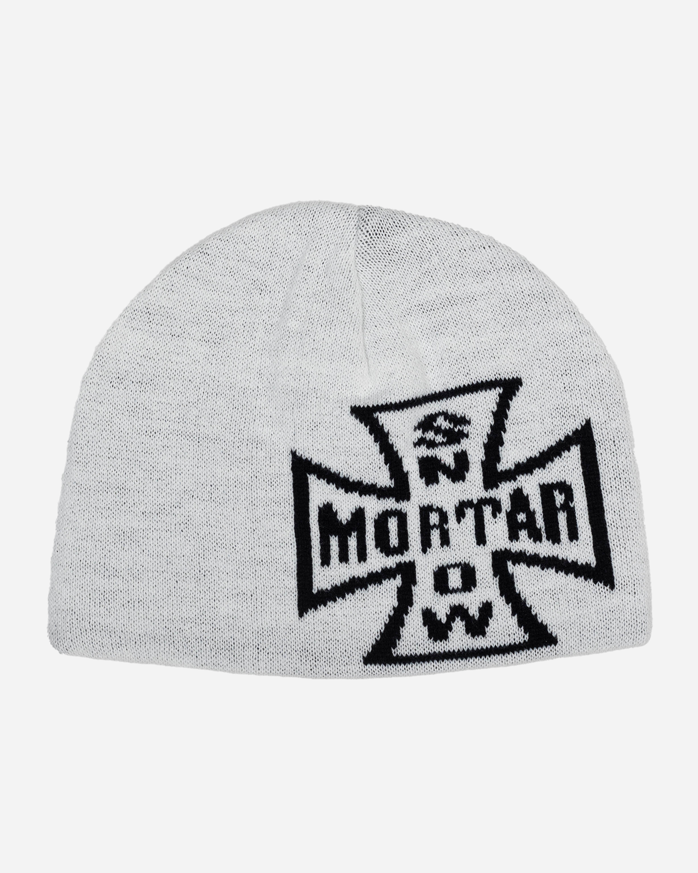 CROSS BEANIE WHITE