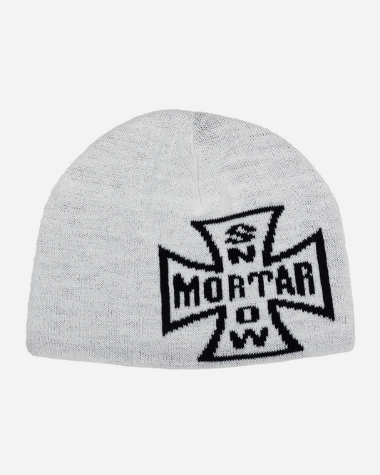 CROSS BEANIE WHITE