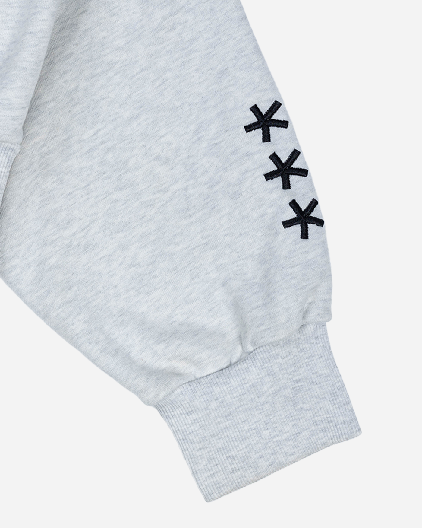 GREY ZIPPER HOODIE