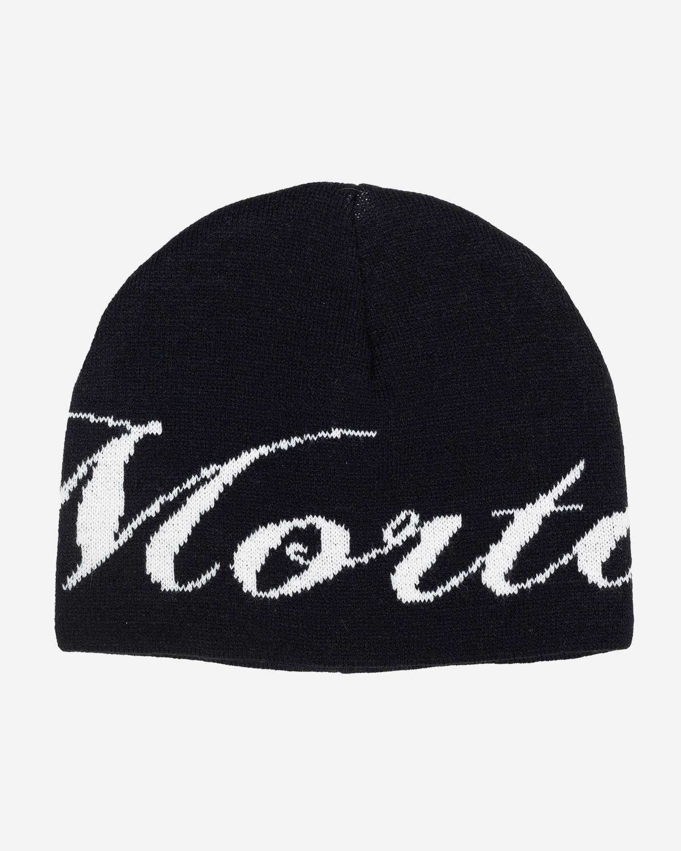 SCRIPT BEANIE BLACK
