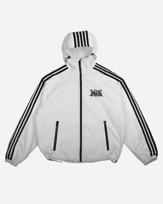 STRIPE SNOW JACKET WHITE