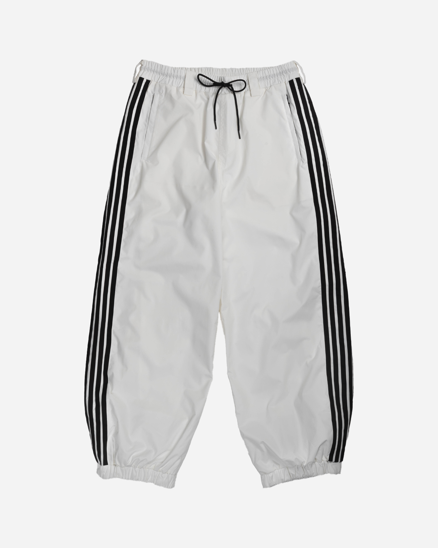 STRIPE SNOWPANTS WHITE