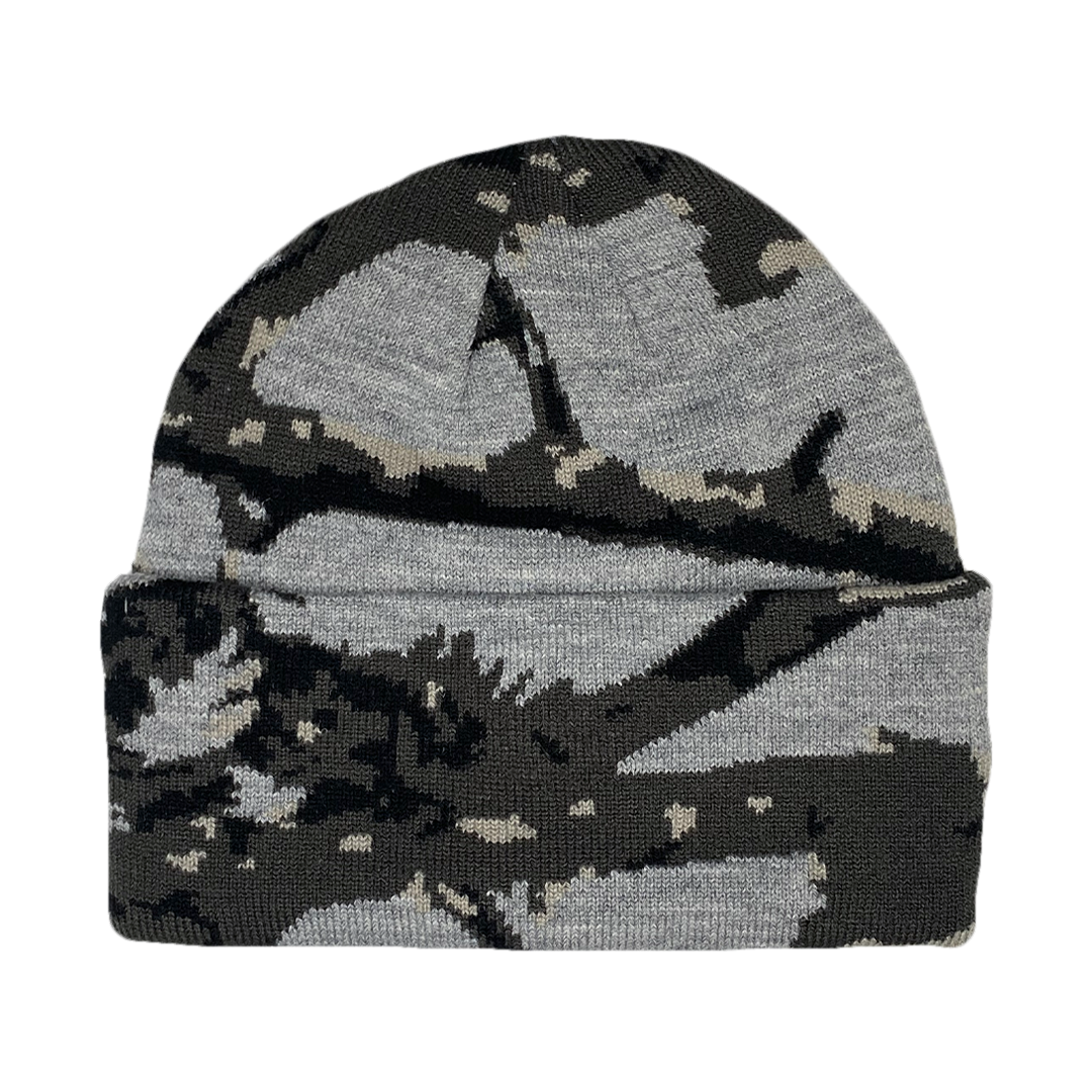 Grey hot sale camo beanie